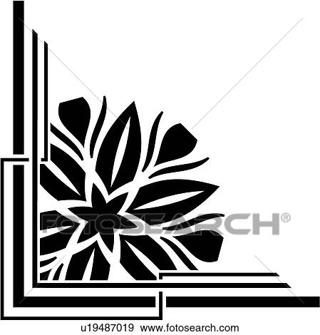 Clip Art - vintage, art, cartouche, classic, background, antique, accent. Fotosearch