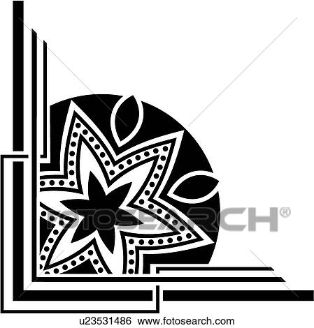 Clip Art - vintage, art, cartouche, classic, background, antique, accent. Fotosearch