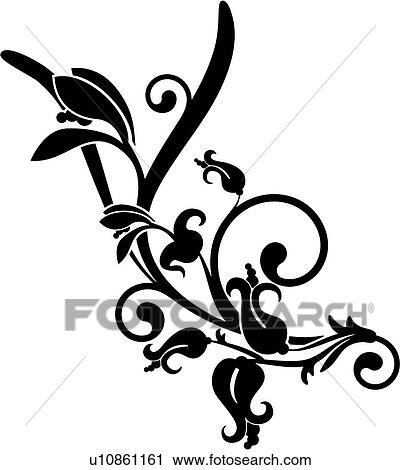 Clipart - vintage, art, cartouche, classic, background, antique, accent. Fotosearch