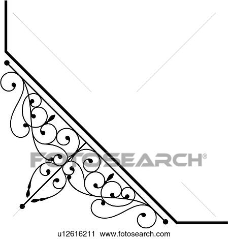 Clipart - vintage, art, cartouche, classic, background, antique, accent. Fotosearch