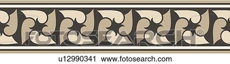 Clipart - vintage, art, cartouche, classic, background, antique, accent. Fotosearch