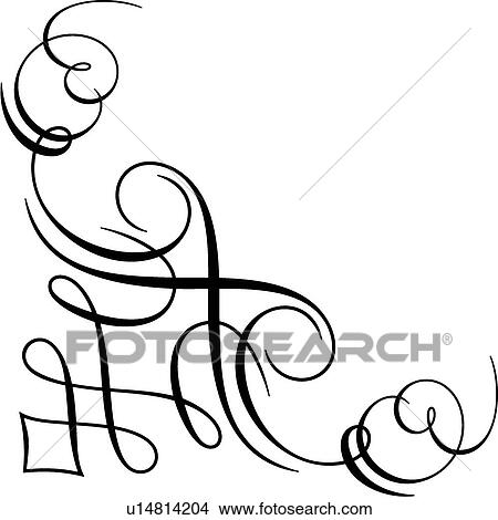 Clipart - vintage, art, cartouche, classic, background, antique, accent. Fotosearch