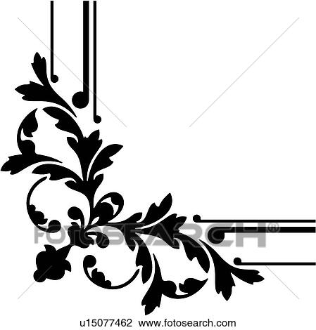 Clipart - vintage, art, cartouche, classic, background, antique, accent. Fotosearch