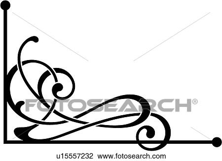 Clipart - vintage, art, cartouche, classic, background, antique, accent. Fotosearch