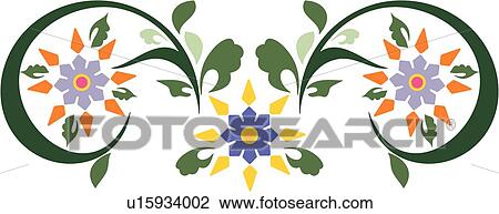 Clipart - vintage, art, cartouche, classic, background, antique, accent. Fotosearch