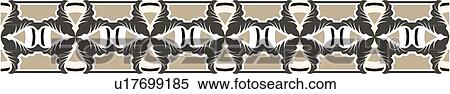 Clipart - vintage, art, cartouche, classic, background, antique, accent. Fotosearch