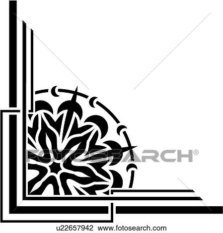 Clipart - vintage, art, cartouche, classic, background, antique, accent. Fotosearch