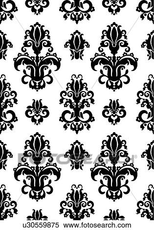 Clipart - vintage, art, cartouche, classic, background, antique, accent. Fotosearch