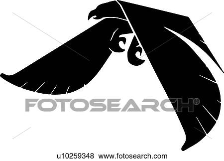 Adler Falke Symbol Clip Art U Fotosearch