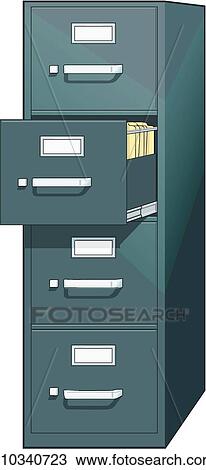 Filing Cabinet Clipart | u10340723 | Fotosearch