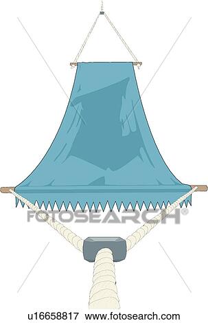 Hammock Clip Art | u16658817 | Fotosearch