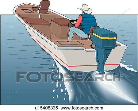 Bass Boat Clipart | u15408335 | Fotosearch