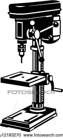 Clipart of Drill Press u12183270 - Search Clip Art, Illustration Murals