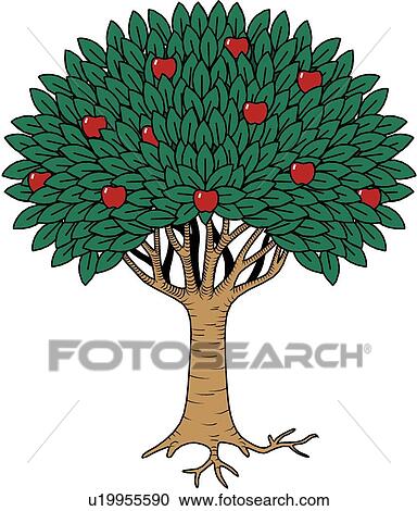 Fruit Tree Clipart U Fotosearch