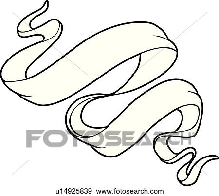 Ribbon Ribbons Scroll Scrolls Banner Banners Decoration Clip