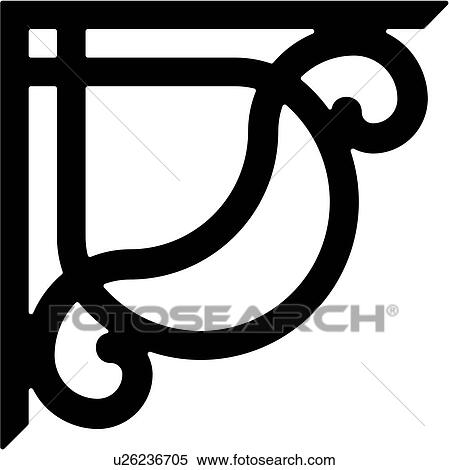 Clipart of , border, bracket, corner, u26236705 - Search Clip Art ...