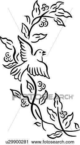 clipart of bird border