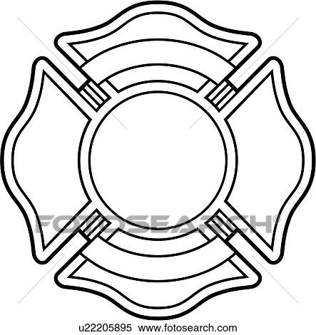 Clipart of , chief, cross, crosses, department, emergency, emergency ...