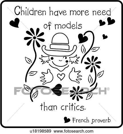 clip art of lettering models ornaments proverb quote word word models
