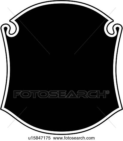 Clipart of , blank, border, dome, fancy, frame, panel, shapes, sign ...