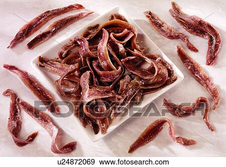 Stock Photo - Anchovy Fillets - Non Exclusive. Fotosearch