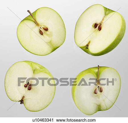 Apple Halves - Non Exclusive View Large Photo Image Stock Image - Apple Halves - Non Exclusive. Fotosearch