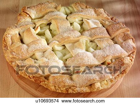 Apple Lattice Pie - Non Exclusive View Large Photo Image Picture - Apple Lattice Pie - Non Exclusive. Fotosearch