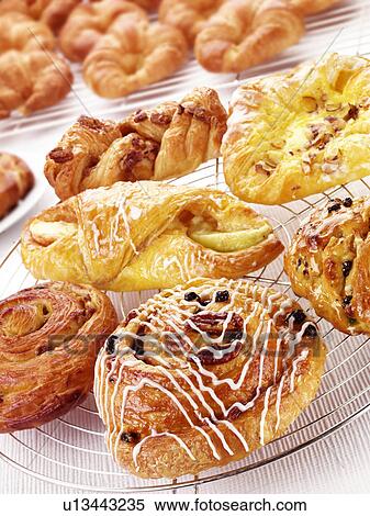 Stock Photography - Baking Danish Pastries - Non Exclusive. Fotosearch