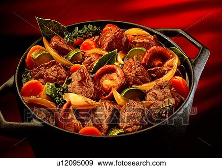 Beef casserole View Large Photo Image Stock Photo - Beef casserole. Fotosearch