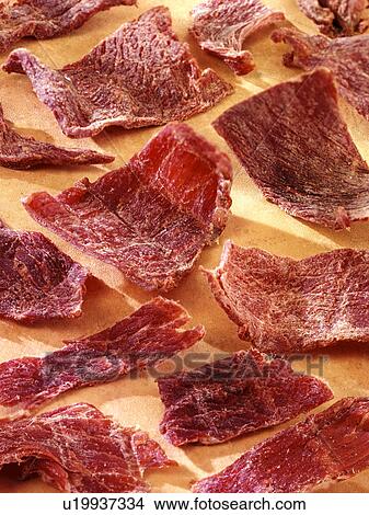 Beef Jerky - Non Exclusive View Large Photo Image Picture - Beef Jerky - Non Exclusive. Fotosearch