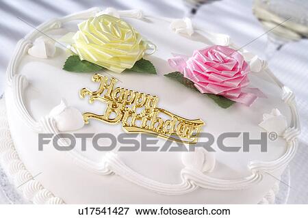 Stock Photo - Birthday cake. Fotosearch
