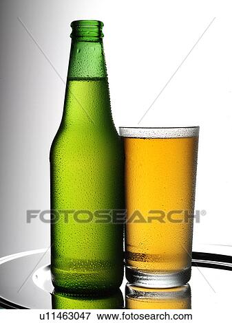Bottle of Beer And Glass - Non Exclusive View Large Photo Image Stock Photo - Bottle of Beer And Glass - Non Exclusive. Fotosearch