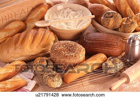 Stock Photo - Bread selection. Fotosearch