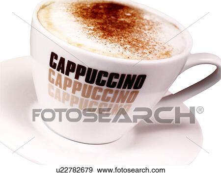 Cappuccino on White - Non Exclusive View Large Photo Image Stock Photo - Cappuccino on White - Non Exclusive. Fotosearch