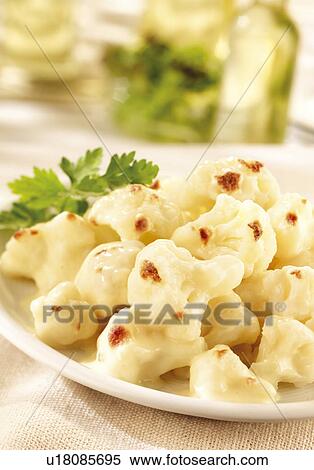 Cauliflower Cheese - Non Exclusive View Large Photo Image Stock Photography - Cauliflower Cheese - Non Exclusive. Fotosearch