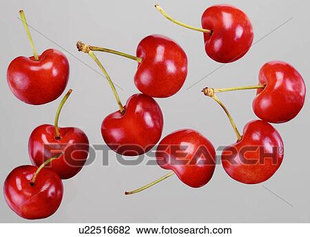 Stock Image - Cherries - Non Exclusive. Fotosearch