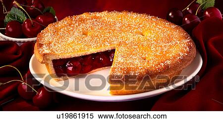 Cherry pie View Large Photo Image Stock Photography - Cherry pie. Fotosearch