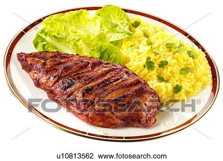 Stock Image - Chicken Tikka Cut Out - Non Exclusive. Fotosearch