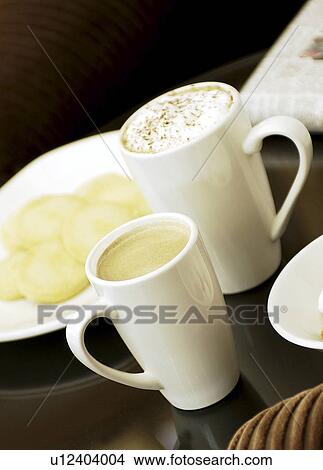 Picture - Coffee and biscuits. Fotosearch