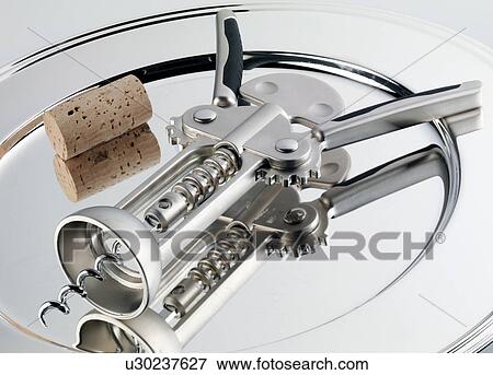 Stock Photo - Corkscrew - Non Exclusive. Fotosearch