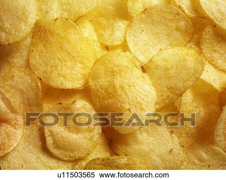 Stock Photography - Crisp, potato chips. Fotosearch