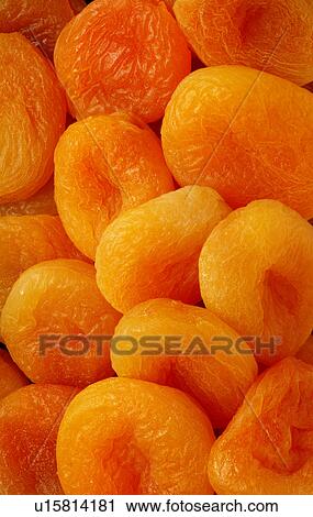Stock Image - Dried apricots. Fotosearch