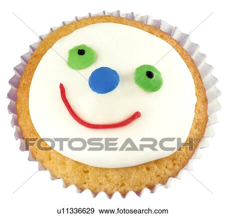 Fairy Cake on White - Non Exclusive View Large Photo Image Stock Photo - Fairy Cake on White - Non Exclusive. Fotosearch