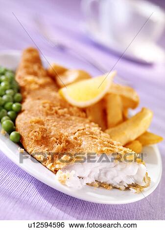 Fish And Chips - Non Exclusive View Large Photo Image Stock Photograph - Fish And Chips - Non Exclusive. Fotosearch