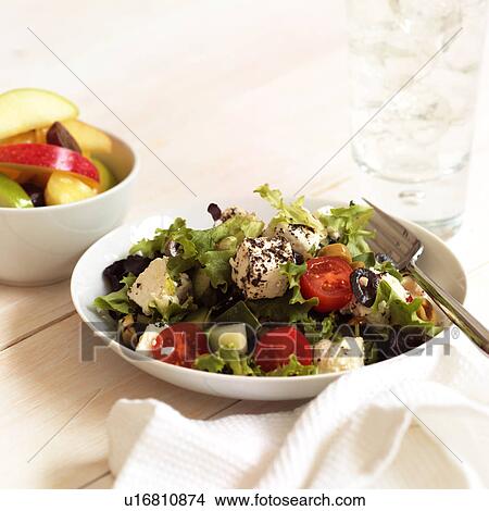 Greek salad View Large Photo Image Picture - Greek salad. Fotosearch