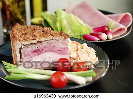 Stock Photo - Ham Pie - Non Exclusive. Fotosearch