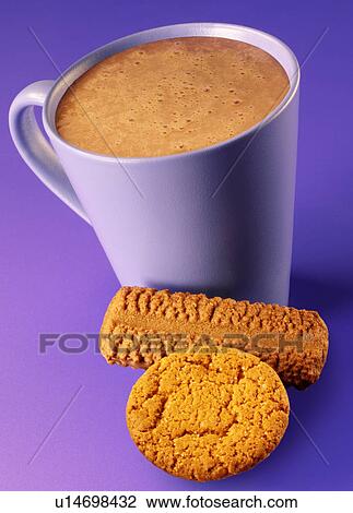 Hot Chocolate Drink With Biscuits - Non Exclusive View Large Photo Image Stock Image - Hot Chocolate Drink With Biscuits - Non Exclusive. Fotosearch