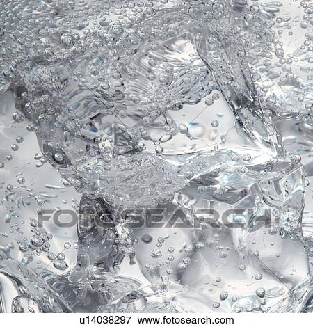 Stock Photo - Ice in fizzy drink. Fotosearch