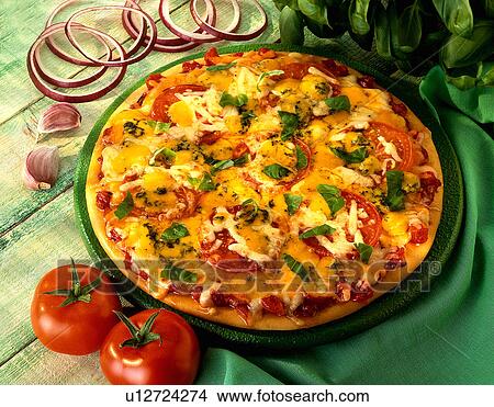 Picture - Italian pizza. Fotosearch