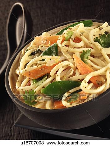 Stock Photo - Laksa noodle soup. Fotosearch
